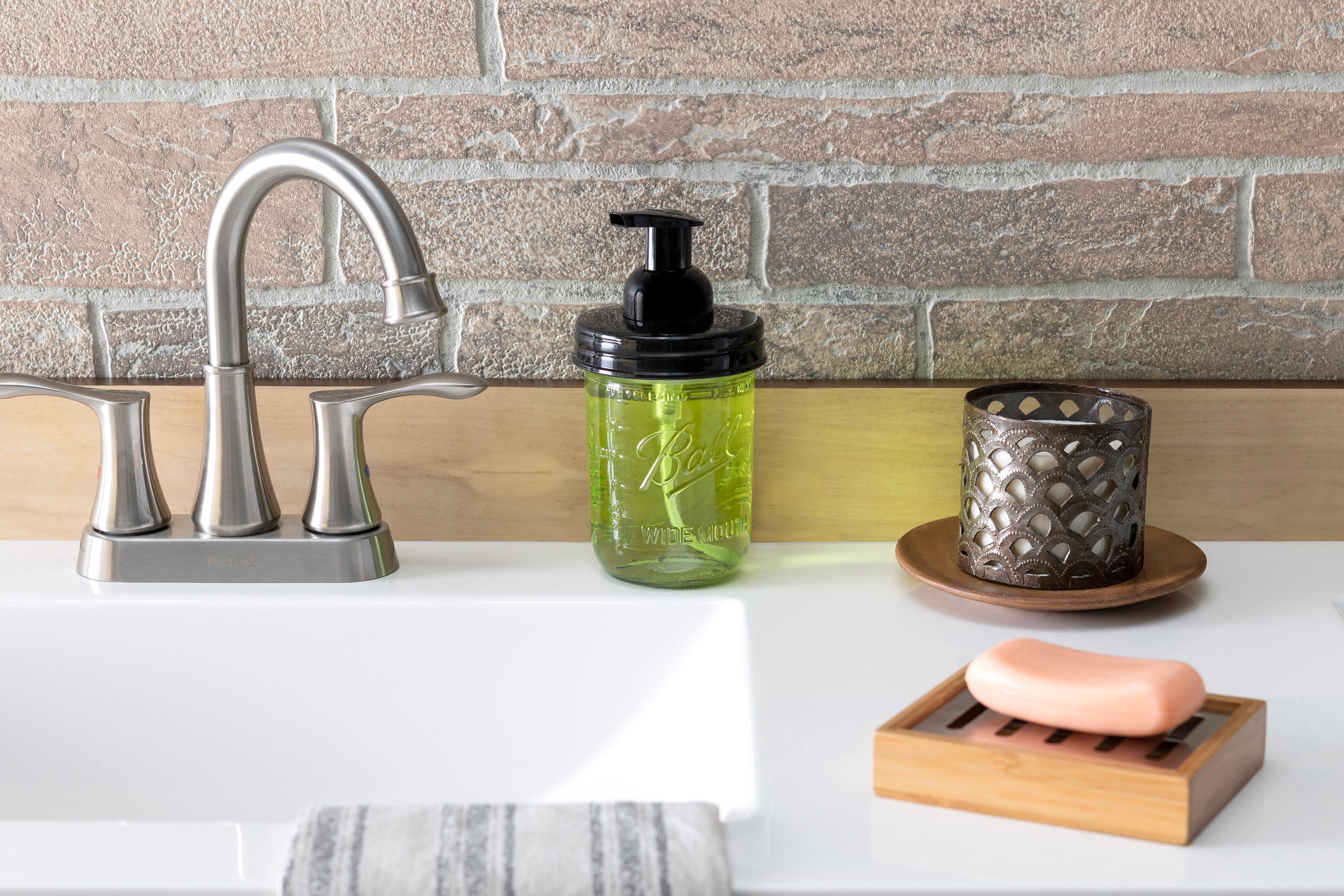 Mason Jar Foaming Soap Dispenser Lids - Wide Mouth