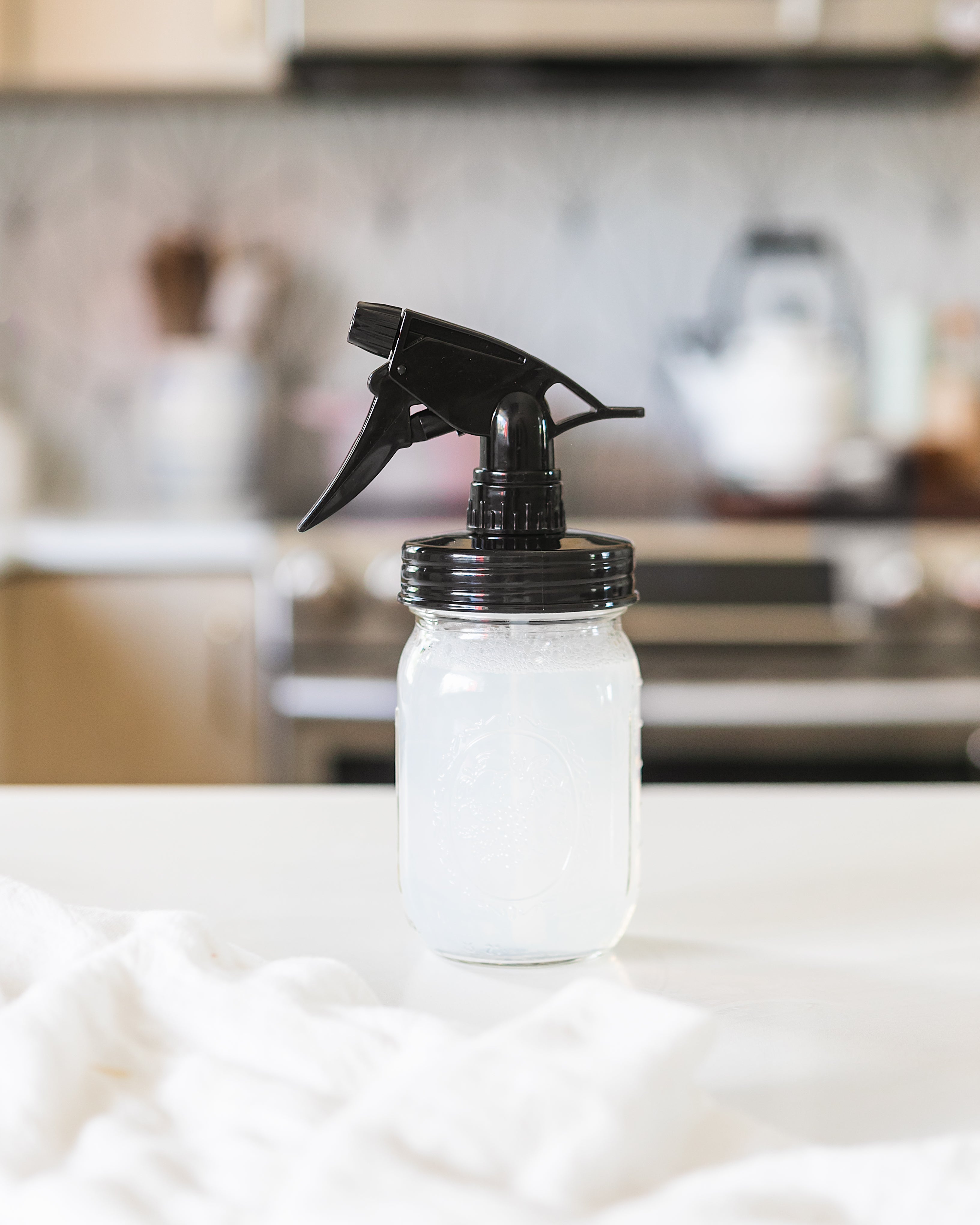 Mason Jar Sprayer – Black – With 16 oz Ball Mason Jar – Two-Pack