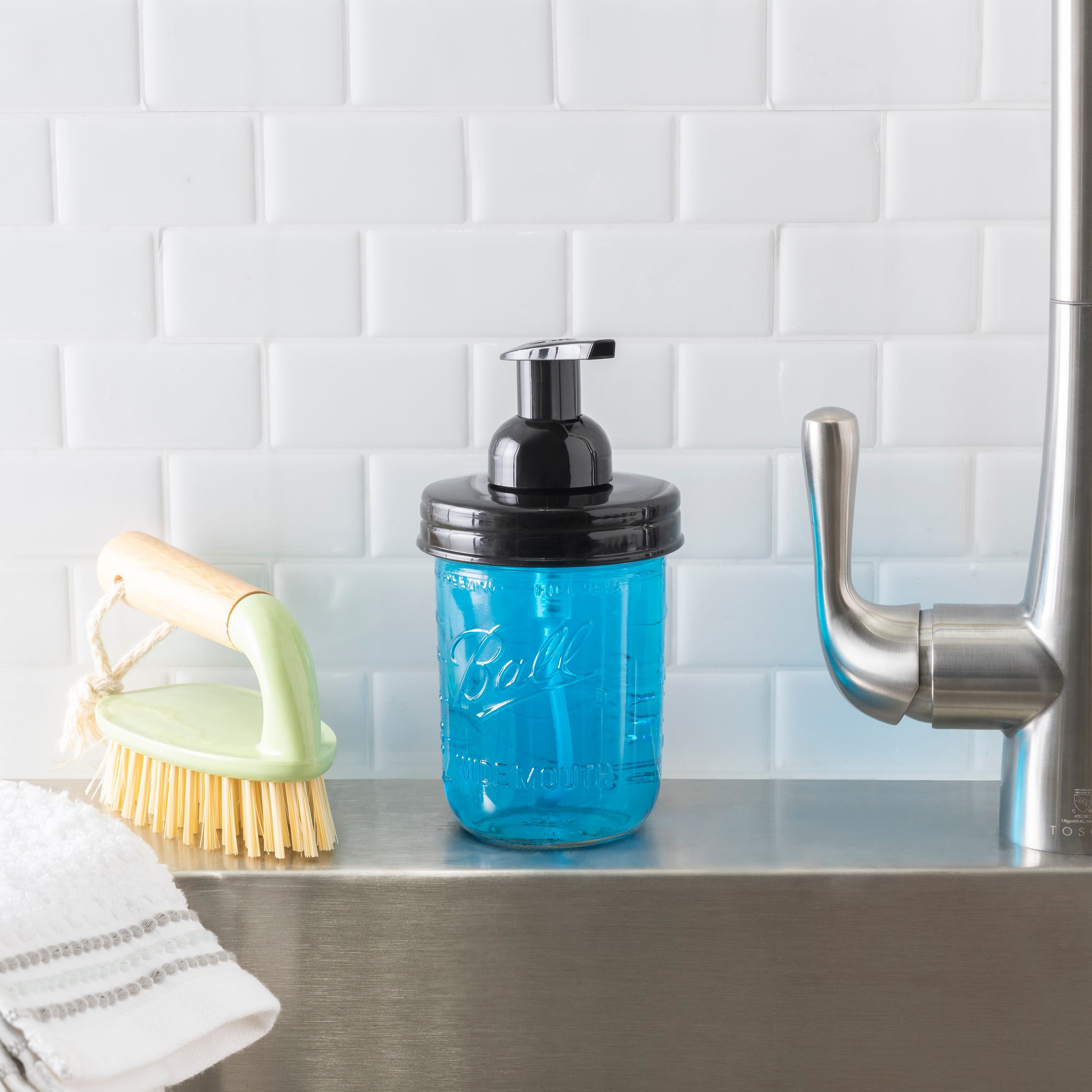 Mason Jar Foaming Soap Dispenser Lids - Wide Mouth