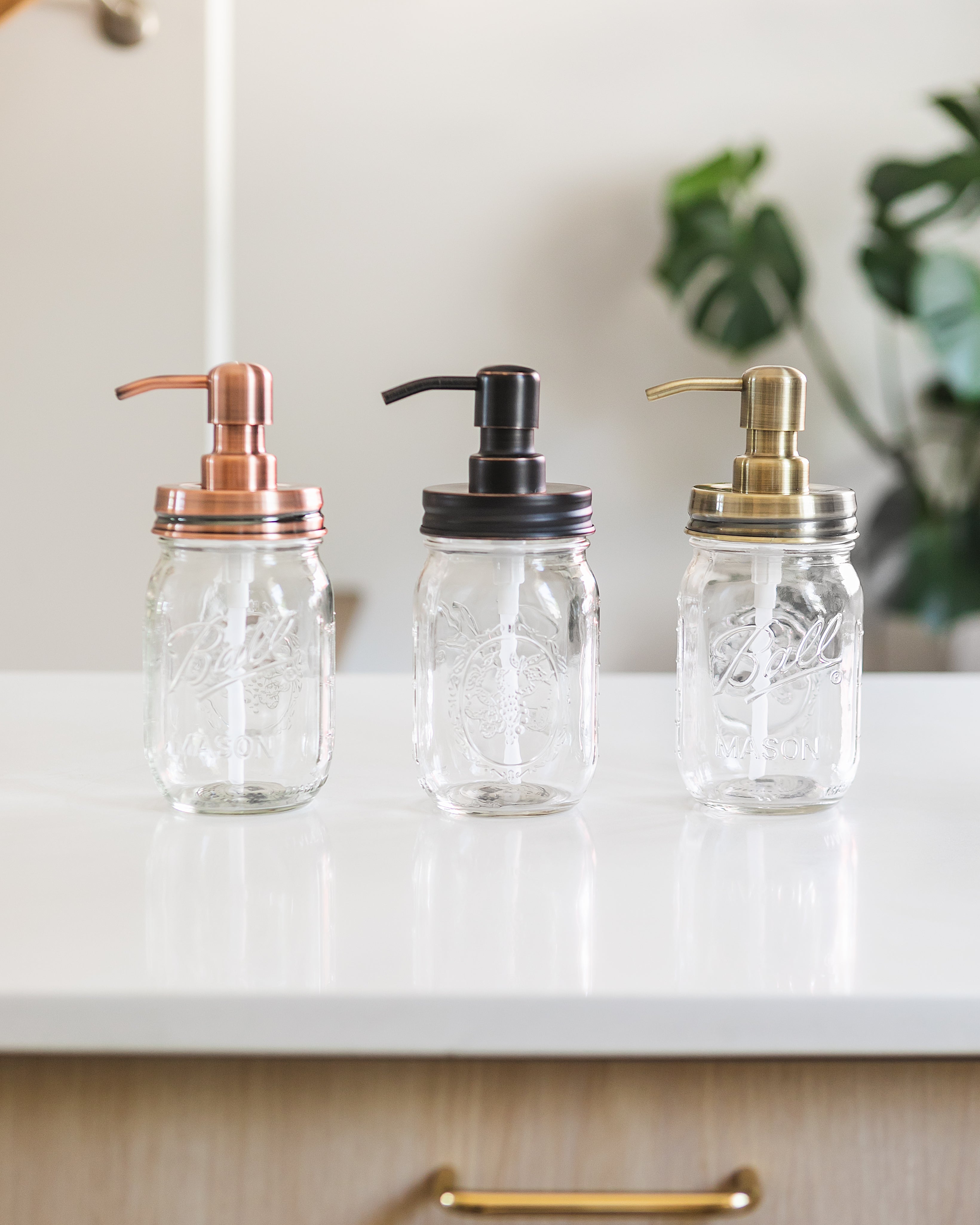 Soap and Lotion Dispensers - Mason Jars